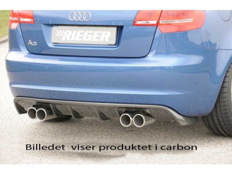 Audi A3 8P Rieger Hækskørte Facelift - Duplex