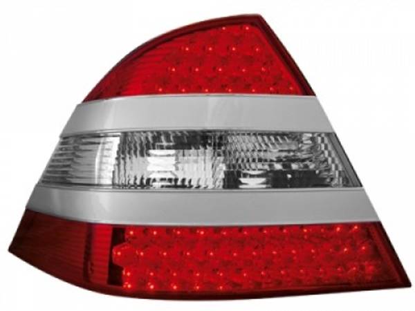Mercedes W220 LED Baglygter Rød/Grå/Klar