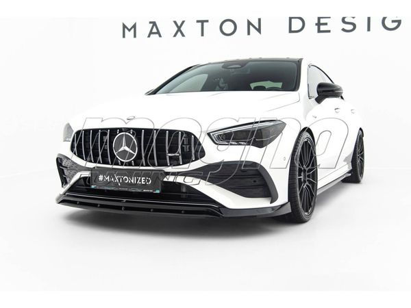  Mercedes CLA C118 35 AMG Facelift MaxStyle Front Bumper Extension