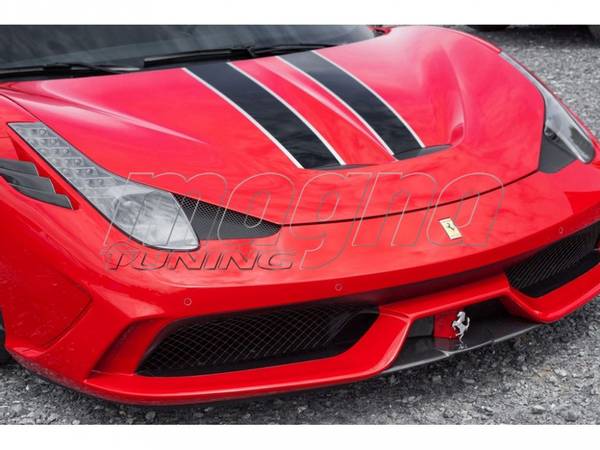 Ferrari F458 Italia Crono Carbon Fiber Front Bumper Extension