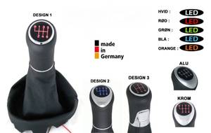Hovedbilde Komplet gearknop og manchet med lys - BMW E87