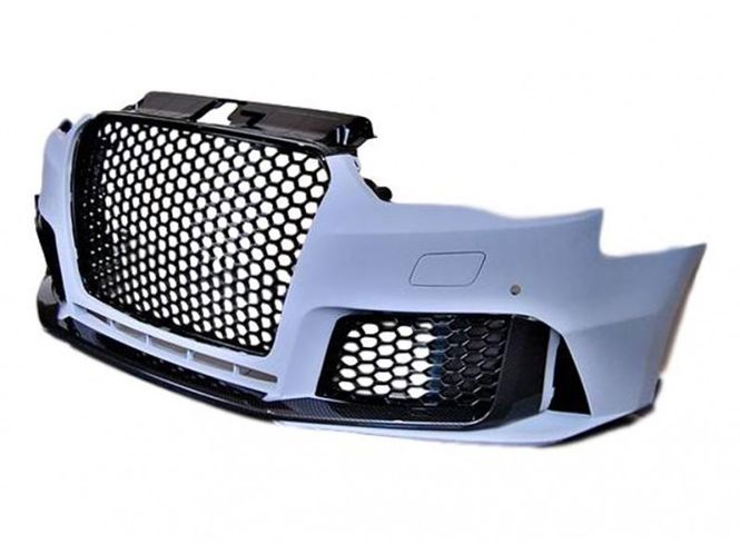 Hovedbilde Audi A3 8V Forkofanger RS3 Style 12-16 Krom 3 / 5 ...