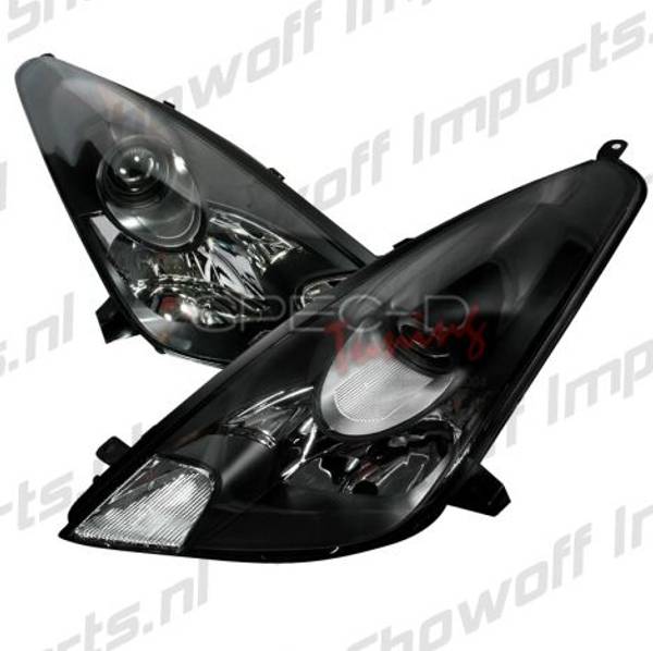  Toyota Celica T23 99-05 Black Projector Headlights V2 