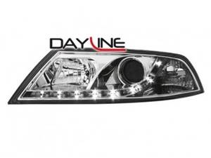 Hovedbilde Skoda Octavia 1Z Forlygter Dayline Krom Xenon HID