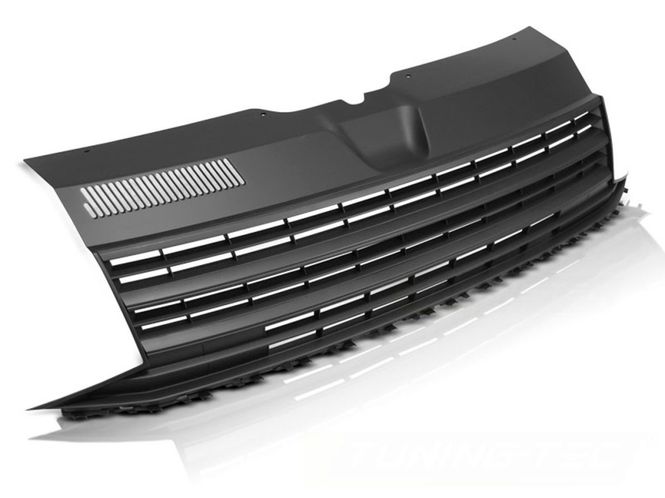Hovedbilde VW Transporter T6 Frontgrill Emblemfri 15-19 Sort