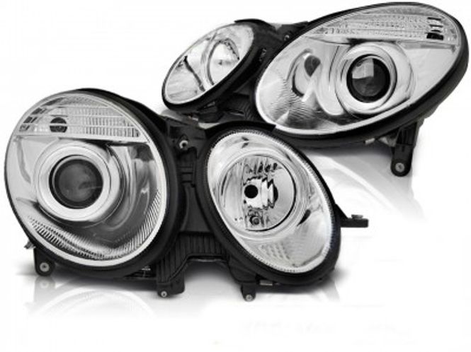 Hovedbilde Mercedes W211 Forlygter Facelift Optik 02-06