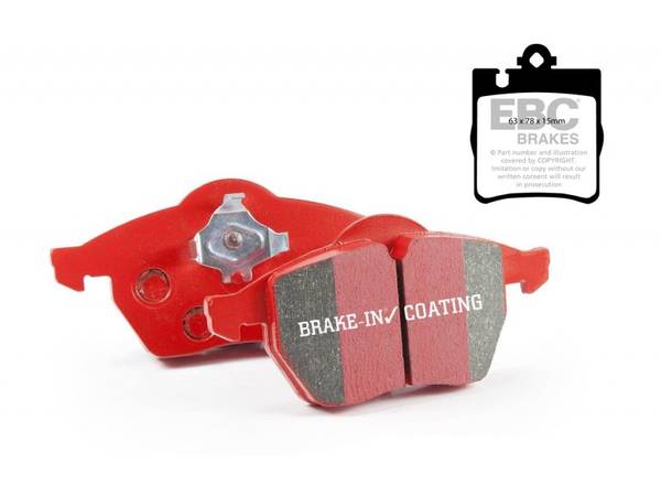 EBC Redstuff Bremseklodser - Bag - ATE - DP31441C