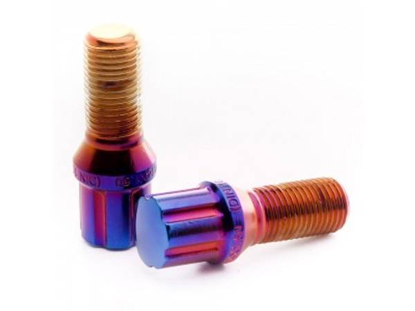 M12x1,25 Hjulbolt Kegle 26mm Neokrom - 20 stk