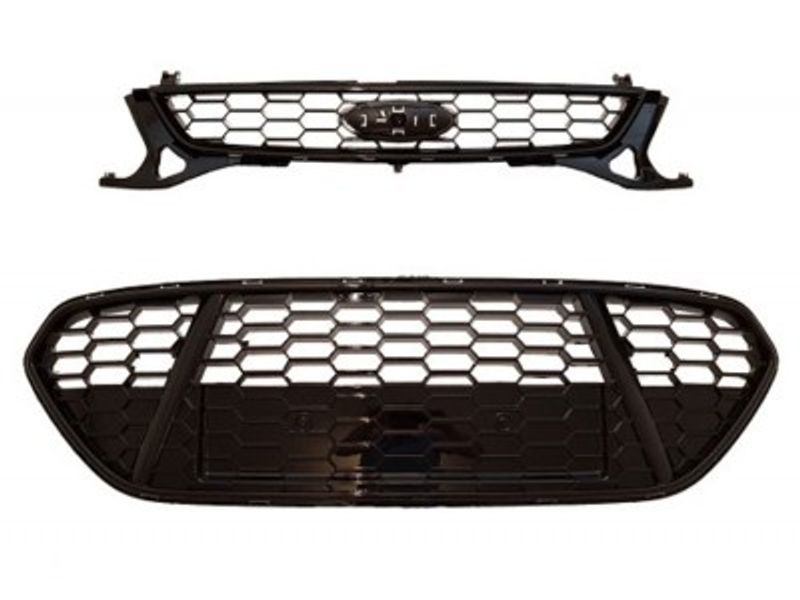 Ford Mondeo MK4 ABS Frontgrill Sæt Honeycomb 10-14
