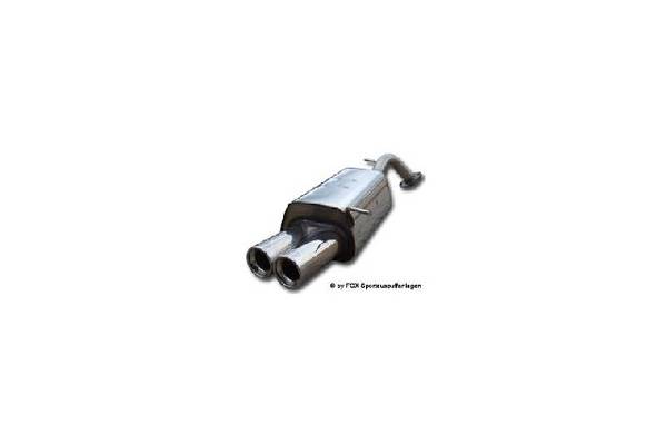 FOX Hyundai Getz - 3/5 türer Endschalldämpfer - 2x80 Typ 13