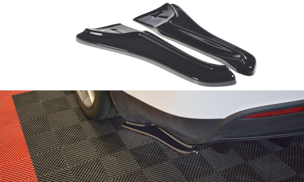 REAR SIDE SPLITTERS V.1 TESLA MODEL X - textured