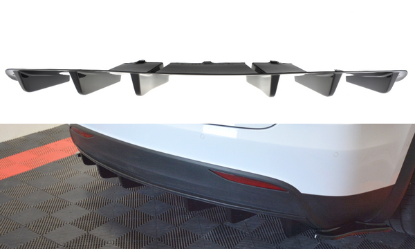 REAR VALANCE TESLA MODEL X - TEXTURED