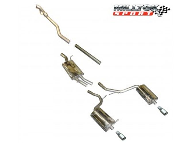 Hovedbilde Audi A4 B6 FK Milltek Cat Back Udstødning System ...