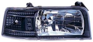 Hovedbilde Lyskastere Svarte Ford F-150 92-96
