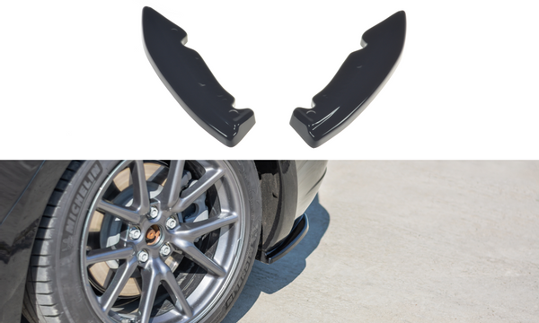 REAR SIDE SPLITTERS TESLA MODEL 3 - carbon look 