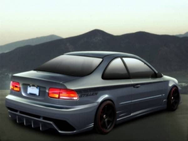 Honda Civic 96-01 Warrior Rear Bumper