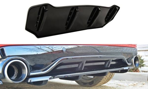 CENTRAL REAR SPLIT TER P EUGEOT 308 II GTI (WITH VERTICAL BARS)