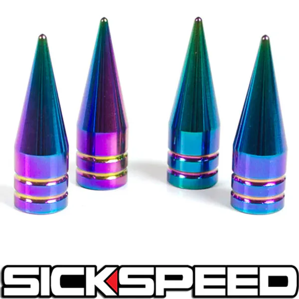 SPIKED VALVE STEM CAPS - div farger