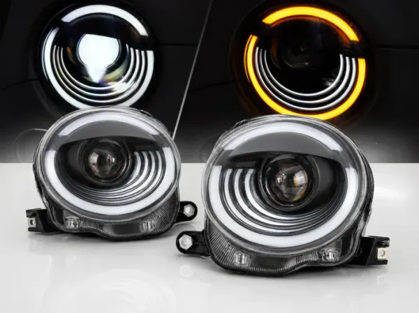 Fiat 500 Forlygter LMZ Full LED 08-25