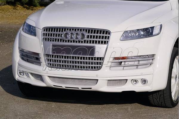 Audi Q7 4L E-Style Front Bumper Extension x 2 lys